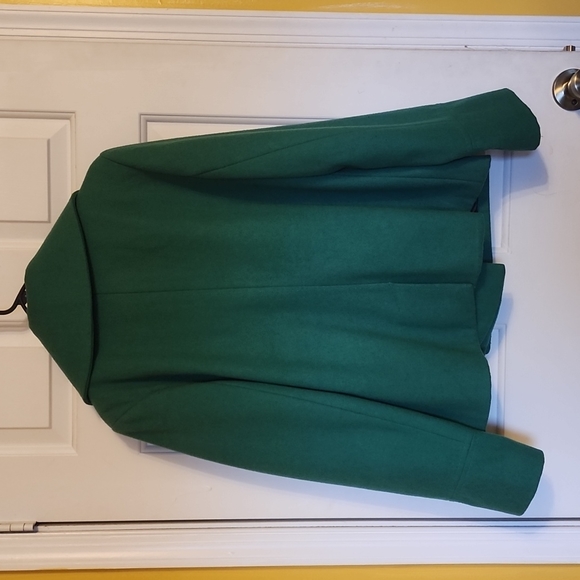 Merona Green Wool Coat - Picture 7 of 16